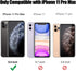 NGB Supremacy Compatible with iPhone 11 Pro Max Case (6.5 inch) with Tempered Glass Screen Protector/Wrist Strap, Liquid Floating Glitter Girls Women Kids Cute Case (Astronaut Rose Gold)
