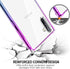 SALAWAT Galaxy Note 10 Case, Clear Cute Gradient Slim Phone Case Cover, Reinforced TPU Bumper Shockproof Protective