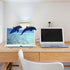 12" Mobile Phone Screen Magnifier, 3D HD Projector Screen for Movies, Foldable Stand, Supports All Smartphones (White)