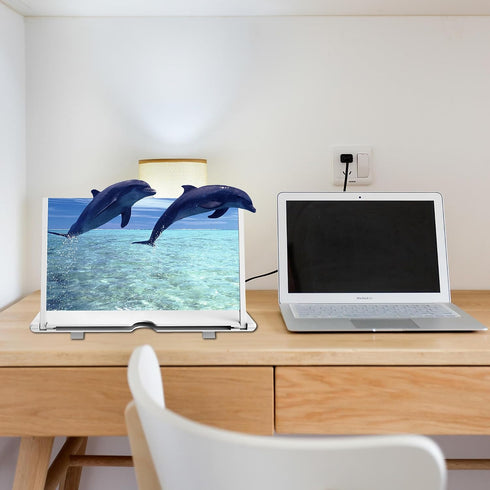 Ailenyun 16" 3D 16 Inches) Mobile Phone Magnifier - HD Projector Screen for Movies and Videos, Foldable Stand