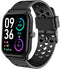 TOOBUR Smart Watch Bands, Lamshaw Silicone Replacement Wristbands with Metal Buckle