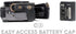 MegaGear MG1258 Ever Ready Leather Camera Case for Panasonic Lumix DC-ZS80/DC-ZS70/DC-TZ90 (Black)