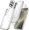 JETech 5 in 1 Case for Samsung Galaxy S24 5G, Clear Non-Yellowing Shockproof Bumper with 2-Pack Screen & Camera