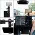 Fibraze 2 Pack 1/4 Webcam Monitor Mount Monitor Camera Mount with Screw Ring Camera Clip Webcam Stand Mounts for Tripod