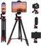 teefeet Tablet Tripod 53 inch Aluminum Tablet & Phone Tripod for iPad Pro/iPhone,
