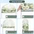 Jnbasdffb 7.2 FT,Summer Green Spring Floral Wedding Arch Cover,Stretchy Spandex Arch Backdrop Stand Covers Flowers