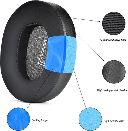Cooling Gel Earpads Replacement Cushions for Microsoft Xbox Wireless/Wired, Xbox Stereo 20th Anniversary Headset