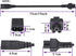 AAOTOKK (2 Pack) 320 C8 C5 Cable,7.5A 125V 8 3Pole etc(33Cm/1ft)(C5 C8) IEC to AC Adapter Figure Male to Mickey Mouse