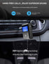 ZIIDOO Bluetooth Car Adapter, Aux Adapter 5.0 with Display Screen, Portable Receiver with DSP/CVC Noise Cancellation