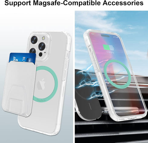 Universal MagSafe Ring, 5 PCS Magnetic Adapter Ring for iPhone 15/14/13/12 Pro Max, Galaxy S23/S22