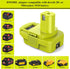 LONG FIT Replace for Dewalt to Ryobi 18V Battery, M18 to Ryobi 18V Battery, Convert Dewalt 20V or Milwaukee 18V Battery