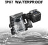 RED WOLF Aftermarket Backup Camera for Jeep Wrangler JK 2007-2018, License Plate Bracket Reverse Camera