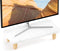 AFOOYO Monitor Stand Riser, Cookie-Shaped Sturdy Wood Computer Monitor Stand for Desk,