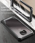 Poetic Guardian Case for Motorola Moto G Power (2021), Full-Body Hybrid Shockproof Bumper Cover, Black/Clear, 20FT