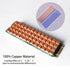 M.2 2280 SSD Heatsink Copper Kit, Cooler Heat Sink + Silicone Thermal Pad for M.2 SSD, NVME SSD Cooling