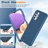 LeYi for Samsung A32 5G Case, Full-Body Shockproof Soft Liquid Silicone Phone Case with 2 x Tempered Glass Protector,