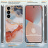 Shop Samsung Galaxy S24 Plus Case with Screen Protector, Agate Gold Marble Slim, Anti-Drop Shockproof Soft TPU Cover.