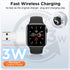2024 Upgrade Magnetic Portable Charger for Apple Watch, USB C & USB A Fast Wireless Charging for iWatch Series