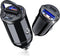 ELECTOP USB C Car Charger, 30W PD & 30W QC3.0 Dual Port Fast Charger Adapter, 2 Pack Compatible with iPhone 12