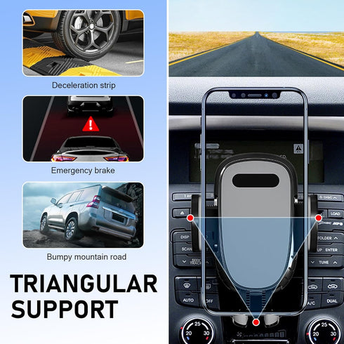 SLIMI 1 360 #01) PC CD Slot Phone Holder, Degrees Adjustable CD Slot Holder, Non-Slip Automatic Lock Mobile Phone
