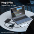 Tymyp 4-Port 3.0 USB Hub, USB Hub, USB Expander for Laptop, Xbox, Flash Drive, Hard Drive, Gaming Device, Printer