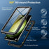 Humixx Waterproof Case for Samsung Galaxy S23, Built-in Lens & Screen Protector, 12FT Military Drop Proof