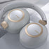 LORELEI B-C6 Wireless Over Ear Headphones, 50H Playtime, Foldable Lightweight Bluetooth Headsets, Deep Bass, Built-in