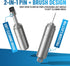 Reset PortPlugs SIM Tray Ejector Tool + Charging Port Cleaning Brush for Phones & Earbuds - SIM Card Removal Tool, Pin