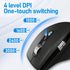 INFINMIND 4-Level Wireless Bluetooth Side Scroll Mouse with Multi-Device, Ergonomic Computer Mice with Smart Flying