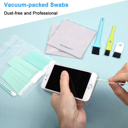 Wisdompro 45 Pcs Cell Phone Cleaning Kit, USB Charging Port Cleaner & Headphone Jack Brush Tool Set for iPhone, iPad,