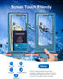 wellhouse Waterproof Phone Pouch, Case for iPhone 15 14 13 12 Pro Max XS Samsung, IPX8 Cellphone Dry Bag, Blue
