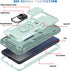 Military Grade Drop Shock Protection Case for Samsung Galaxy S21 FE 5G, Built-in 360° Rotate Ring Stand