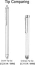 Stylus Pens for Touch Screens - iPad, iPhone, Kindle Fire (Pink/Purple/Aqua Blue)