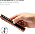 SINIANL iPhone XR Case, Leather Wallet Folio Book Design Flip Cover with Stand and ID Slot for iPhone XR