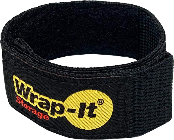 Quick-Straps by Wrap-It Storage – 9” (12-Pack) Black Hook and Loop Straps for Hose and Cord Storage Organization