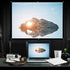 Yosoo Health Gear 16:9 40 120 inches (100in) Projection Screen Indoor Outdoor Projector Curtain, Thicken Portable White