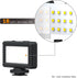 KIWIFOTOS ZV-1F ZV1F ZV-1 ZV1 ZV-E10 ZVE10 V1 R50 Mini LED Video Light for Sony II II Canon PowerShot EOS V & More