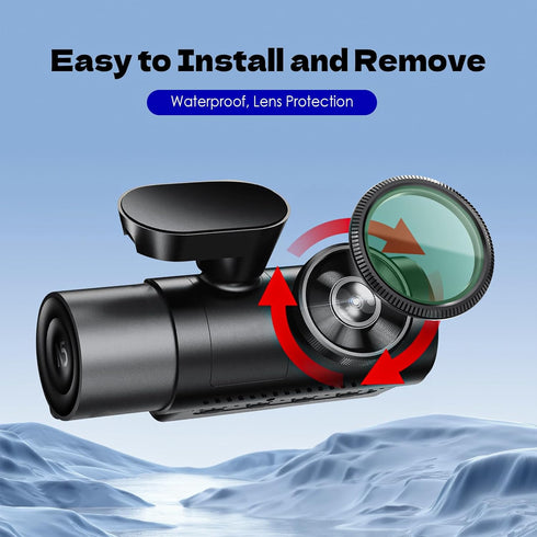 CPL Circular Polarizing Filter, Lens Protection for Vantrue E1, E2, E3, E1 Lite, S1 Pro, N4 Pro, N5 Dash Cam