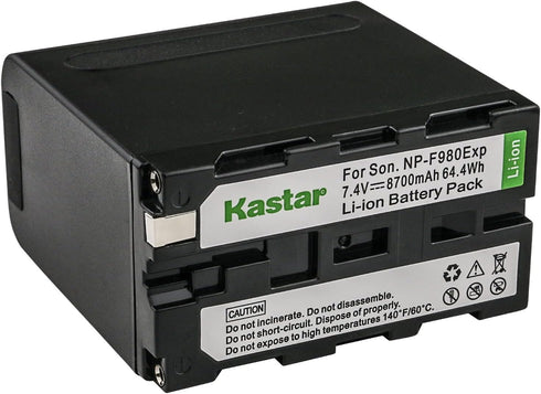 Kastar 1-Pack NP-F980EXP Battery and LTD2 USB Charger, Compatible with Bosma G1 Pro 8K Camera (MFT)