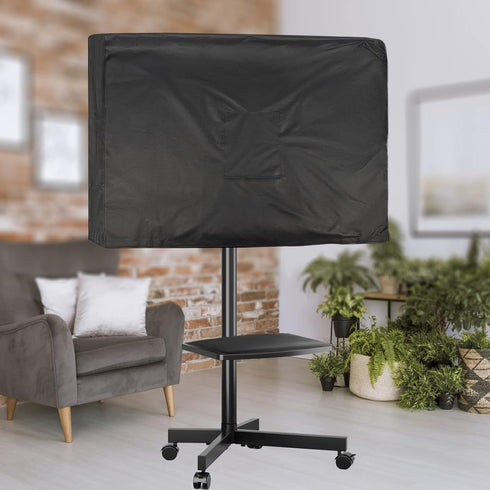 Andacar 55 Inch 50''Lx7''Wx31''H Mobile TV Stand Cover for Mobile TV Cart, Waterproof & Dustproof Outdoor TV-Screen