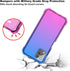 Ailiber Case for TMobile Revvl 6 5G Pro with Screen Protector, Dual Layer Shock-Absorbing Corners TPU Bumper (Blue Pink)