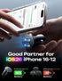LISEN 90W USB C Car Charger, Fast Charging for iPhone 16/15 Pro Max, Dual PD 45W Port, Super Fast Adapter with 2 Cables