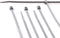 THE CIMPLE CO 7 inch Strong Grey Nylon Zip Ties, 100 Pack, Indoor and Outdoor Rated