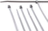 THE CIMPLE CO 7 inch Strong Grey Nylon Zip Ties, 100 Pack, Indoor and Outdoor Rated