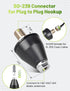 Anina 3/8''x24 SO-239 102" Gum Drop CB Antenna Stud - Thread Connector Compatible with Wilson Firestik Whip