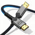 DERSUR 8K HDMI 2.1 Cable 48Gbps 1.6FT, Short Ultra High Speed HDMI Braided