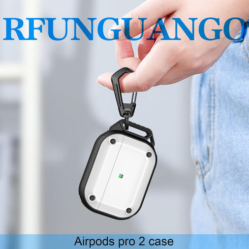 AirPods Pro 2nd Generation Case Cover with Cleaner Kit, Powerful Drop Protection, Magnetic Lid for AirPod Gen 2 Case