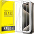 JETech Screen Protector for iPhone 15 Pro Max 6.7-Inch - Bubble Free, Tempered Glass Film, Easy Installation Tool,