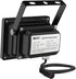 Univivi IR Illuminator 90 Degree Wide Angle 8-LEDs 850nm Infrared Light for Night Vision, IP67 Waterproof