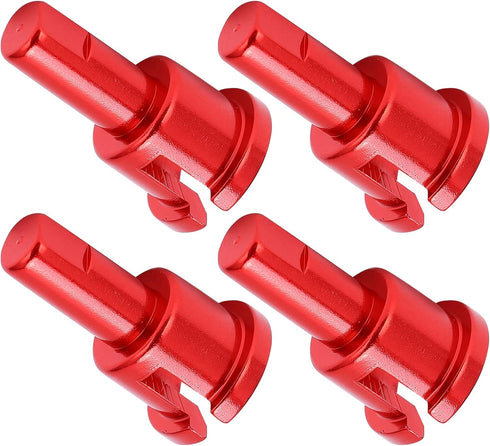 RiToEasysports 4pcs 1/18 RC Differential Cup, Wear Resistant Aluminum Alloy Connectors Improved Design for Scale
